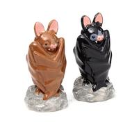 Salt And Pepper Shaker Cellar Pots Porcelain Ceramic Set - Vintage Novelty Food