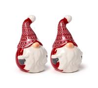 Salt And Pepper Shaker Cellar Pots Porcelain Ceramic Set - Vintage Novelty Food