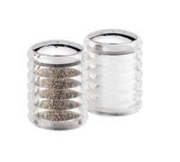 Cole & Mason 70mm Beehive Acrylic Salt & Pepper Shakers Set