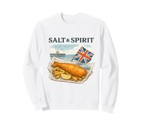 Salt And Spirit Fish Chips British Flag Sweatshirt