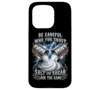 Salt And Sugar Look The Same Trust Issues Skull Graphic Case for iPhone 15 Pro