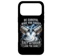 Salt And Sugar Look The Same Trust Issues Skull Graphic Case for iPhone 17 Pro Max