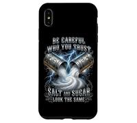 Salt And Sugar Look The Same Trust Issues Skull Graphic Case for iPhone XS Max