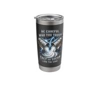 Salt and Sugar Look The Same Trust Issues Skull Graphic Stainless Steel Insulated Tumbler