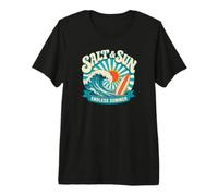 Salt and Sun Endless Summer Retro Surf Wave Tee Premium T-Shirt