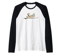 Salt Beach Life Sarcastic Attitude Tie Dye Vintage Varsity Raglan Baseball Tee