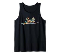 Salt Beach Life Sarcastic Attitude Tie Dye Vintage Varsity Tank Top