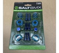 Saltbmx Stem Bolts Silver One Size Blue