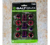 Salt BMX Stem Bolts Axle Nut Valve Cap Nut and Bolt Hardware Set
