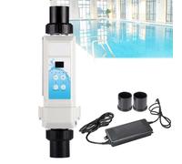 Salt Chlorinator for Swimming Pools, Efficient Chlorine Generator for Clean and Safe Water, Ideal for Home and Spa Use