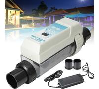 Salt Chlorine Generator for Inground Pools, 20g/h Electrolytic Saltwater Pool System, Chlorinator Device for Swimming Pools, Suitable for Pools Up to 85m³