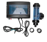 Salt Chlorine Generator for Swimming Pool and Spa Water Treatment, Electrolytic Chlorinator with Adjustable Output for Efficient Water Purification