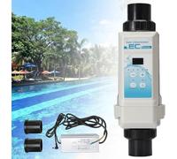 Salt Chlorine Generator System for Inground Pools, Self-Cleaning & Smart Adjustment, 12g/h Capacity, Chlorinator Replacement for Saltwater Pools