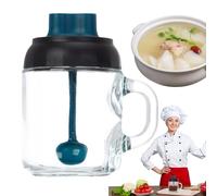 Salt Container for Kitchen - Salt Container | With Lid Covers, Home and Garden for Cooking Home Dining Room Dining Room, Keeps Seasonings Well Maintained, The Co