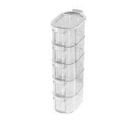 Salt Container - PE+PP, Seasoning Organizer Transparent and Airtight, Stackable Design | Multi-layer Freshness Storage System, Transparent Condiment Storage Box For The Food