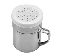 Salt Dredge Shakers, Stainless Steel Seasonings Spices Shakers, Salt Pepper Metal Dredge, Metal Salt Pepper Dredge Shakers With Handle And Lid, Stainless Steel Seasonings Shakers With Lids Salt Pepper