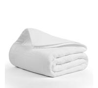 Salt Earth 100% Cotton Muslin Throw Blanket Gauze Blanket 55"X75" Twin, 4 Layered for Couch, Bed, Living Room,Lightweight & All Season Blankets & Throws, Easy to wash, Nature & Skin Friendly(White)