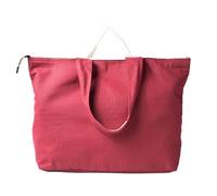 Salt Earth Large Beach Bag for Women, Extra Large Travel Tote With Pockets, Weekender Tote Bag For Women, Oversized Carry, Canvas Multi Purpose - Mommy, Gym, Travel, Pool and Beach, Tibetan Red, M