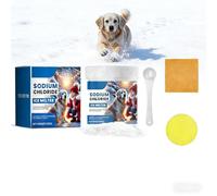 Salt for Ice & Snow, Pet Ice Melt for Concrete, Pet Safe Ice & Snow Melt for Driveways, Sidewalks & Patios, Easy Cleanup Winter Ice Remover with Scoop (1 Pack)