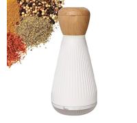 Salt Grinder Refillable, Pepper Mill, Salt and Pepper Grinder, Mill Crusher for Peppercorn - Black Grinder, Manual Kitchen Gadget, Shaker, and for Outdoor BBQ