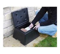 Salt & Grit Bin c/w Salt & Moulded Scoop; 30L; Black