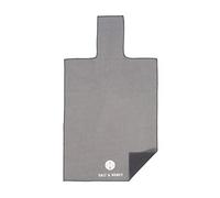 Salt & Honey Non-Slip Pilates Reformer Mat Towel (Black)