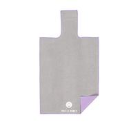Salt & Honey Non-Slip Pilates Reformer Mat Towel (Gray)