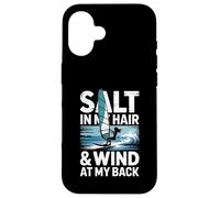 Salt In My Hair And Wind At My Back Windsurfing Case for iPhone 16