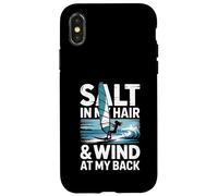 Salt In My Hair And Wind At My Back Windsurfing Case for iPhone X/XS