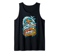 Salt in My Hair Sand Everywhere Surfing Beach Tank Top