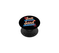 Salt In The Air Sand In My Hair Summer Beach Ocean Vacation PopSockets Adhesive PopGrip