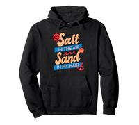Salt In The Air Sand In My Hair Summer Beach Ocean Vacation Pullover Hoodie