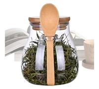 Salt Jar - Salt Jar With Lid And Spoon | Safety Clasp Condiment Containers, Airtight Food Storage Containers, Safety Clasp Condiment Containers, Condiment Containers For Coffee Beans Tea Nuts