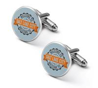 Salt Lake City Men's Alloy Cufflinks Classic Cuff Link Fashion Shirt Accessories for Business Party Wedding 1.7cm