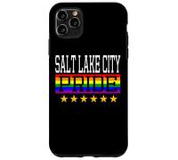 Salt Lake City Pride Gay Lesbian Queer LGBT Rainbow Flag Case for iPhone 11 Pro Max