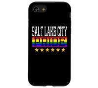 Salt Lake City Pride Gay Lesbian Queer LGBT Rainbow Flag Case for iPhone SE (2020) / 7/8