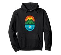 Salt Lake City Utah Minimalist Geometric Hiking Badge Travel Pullover Hoodie
