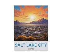 Salt Lake City Utah，Puzzle 1000 Pieces Of Paper Puzzles Suitable For Adults Children Families Stress Relief Puzzle Games（50x70cm）-EB92