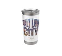 Salt Lake City Utah Stainless Steel Insulated Tumbler