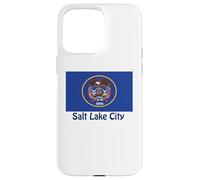 Salt Lake City Utah USA Historic Flag Souvenir Case for iPhone 15 Pro Max