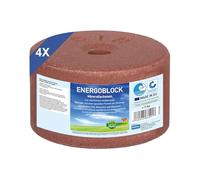 Salt Lick for Horses - ENERGOBLOCK High-Energy Mineral Block - Set 4 x 3kg with Dextrose, Vegetable Fat & Milk Powder - Supports Energy, Fertility & Milk for Horses, Cattle, Sheep & Goats