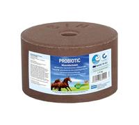 Salt Lick for Horses - PROBIOTIC Mineral Block with Live Yeast Levucell® - 1 x 3kg Lick with Vitamins & Minerals - Supports Digestion, Immunity & Fertility for Horses, Cattle, Sheep & Goats