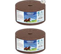 Salt Lick for Horses - PROBIOTIC Mineral Block with Live Yeast Levucell® - Set 2 x 3kg Lick with Vitamins & Minerals - Supports Digestion, Immunity & Fertility for Horses, Cattle, Sheep & Goats