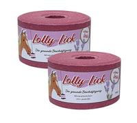 Salt Licks for Horses - Lolly-Lick 2-piece Set 2x750g Lavender- Sugar-Free, Grain-Free, Natural Sea Salt & Minerals - With Hanging Rope - Fits LIKIT Holders - Anti-Boredom Horse Treat
