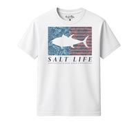 Salt Life Men's Heritage T-Shirt in White | Size: Small Salt Life White S