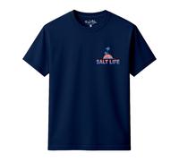 Salt Life Men's High Tides T-Shirt in Navy | Size: Medium Salt Life Navy M