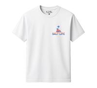 Salt Life Men's High Tides T-Shirt in White | Size: Small Salt Life White S