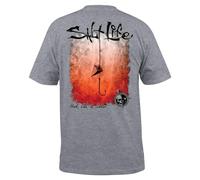 Salt Life Men's Hook Line and Sinker Short Sleeve Comfort Fit Tee Shirt T, Athletic Heather, XL
