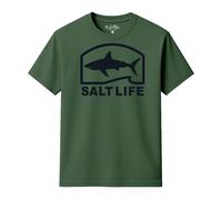 Salt Life Men's Pro Salt Shark T-Shirt in Khaki | Size: 2XL Salt Life Khaki 2XL