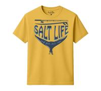 Salt Life Men's Reel Wicked T-Shirt in Yellow | Size: Medium Salt Life Yellow M